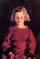 赤い服を着たブリジットの肖像 アシュカン学校 ロバート・アンリ